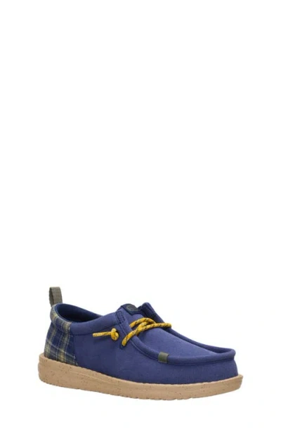 Hey Dude Kids' Wally Funk Y Slip-on In Blue
