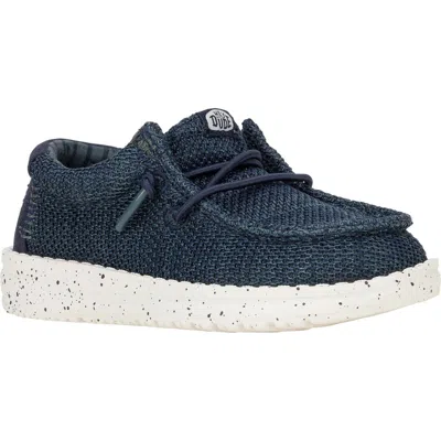 Hey Dude Babies'  Kids' Wally Stretch Sox Slip-on In Blue