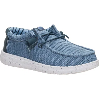 Hey Dude Kids' Wally Y Stretch Sox Slip-on In Blue