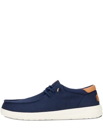 Hey Dude Lace-up Shoes In Blue