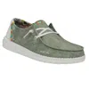 Hey Dude Ladies Wendy Boho Shoes In Olive In Multi