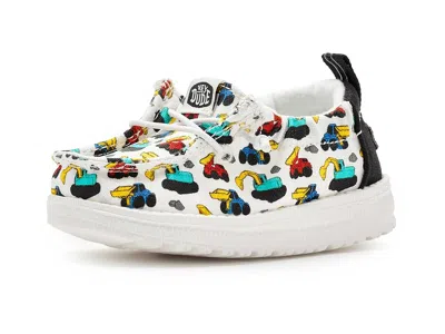Hey Dude Kids' Lildude Slip-on Novelty (infant/toddler) Girl's Shoes Ivory/multi : 4 Toddler M, Canvas/textile