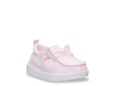 Hey Dude Lildude Stretch Jersey Slipon Kids' In Pink