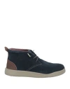 Hey Dude Man Ankle Boots Navy Blue Size 9 Leather