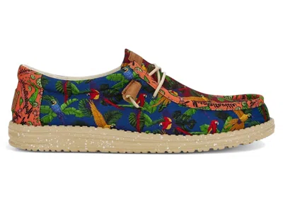 Pre-owned Hey Dude Men's  Wally Margaritaville Sneakers In Multi