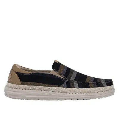Hey Dude Men's Thad Shoes In Stripes Blue