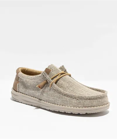 Hey Dude Men's Wally Ascend Slip-on Shoe In Walnut In Brown