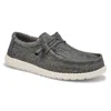 Hey Dude Men's Wally Stretch Sox Slip-on Casual Moccasin Sneakers From Finish Line In Grey