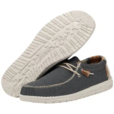 Hey Dude Men's Wally Eco Sneaker In Sox Aegean In Multi
