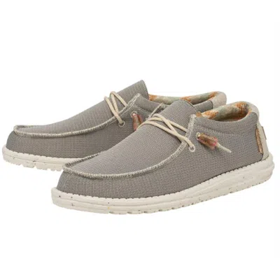 Hey Dude Men's Wally Eco Sneaker In Sox Cobblestone In Pattern
