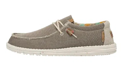 Hey Dude Men's Wally Eco Sox Loafers In Desert Brown In Multi