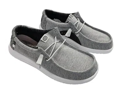 Hey Dude Men's Wally H2o Mix Shoes In Galaxy Grey In Multi