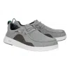 Hey Dude Men's Wally Hey2o Mesh Lace Shoe In Monument Grey/dawn Blue In Gray
