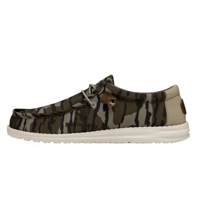 Hey Dude Men's Wally Original Bottomland Loafers In Camo In Multi