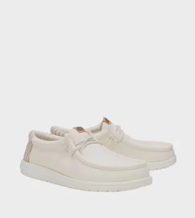 Hey Dude Men's Wally Resort Slip-on Shoes In White/multi In Neutral