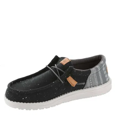 Hey Dude Men's Wally Shoes In Black In Multi