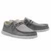 Hey Dude Men's Wally Shoes In Chambray Frost Grey