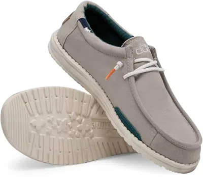 Hey Dude Men's Wally Shoes In Smoke Grey In Gray