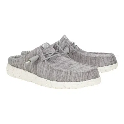 Hey Dude Men's Wally Slip Stretch Sox In Granite In Black