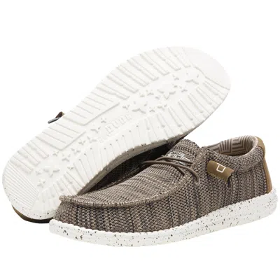 Hey Dude Men's Wally Sox Shoes In Brown