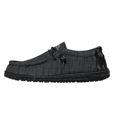 Hey Dude Men's Wally Stretch Shoes In Midnight Bunker In Multi