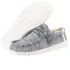 Hey Dude Men's Wally Stretch Shoes In Stone White