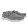 Hey Dude Men's Wally Stretch Sox Slip-on Shoes In Grey In Gray