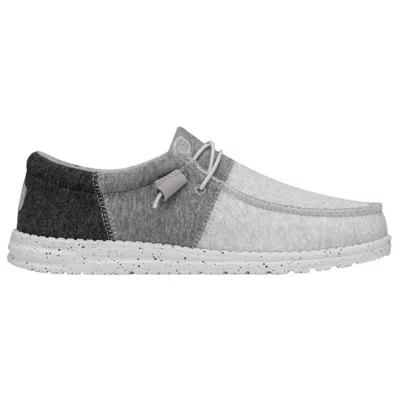 Hey Dude Men's Wally Tri Varsity Sneaker In Grey