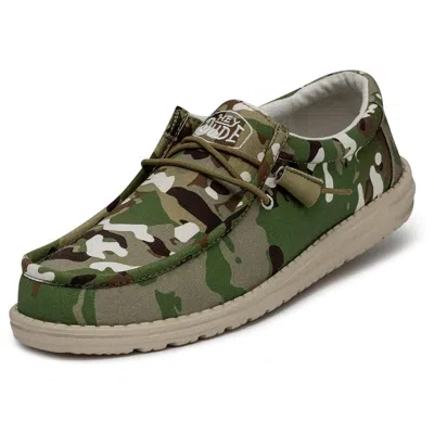 Hey Dude Mens Wally Camouflage Loafer - Multi Camo