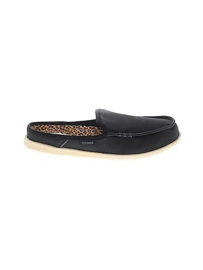 Pre-owned Hey Dude Mule/clog In Black