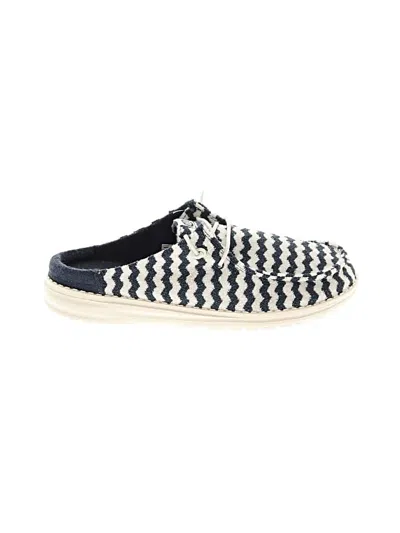 Pre-owned Hey Dude Mule/clog In Blue