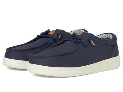 Hey Dude Paul Classic (little Kid/big Kid) Boys Shoes Navy : 3 Little Kid M, Synthetic In Blue
