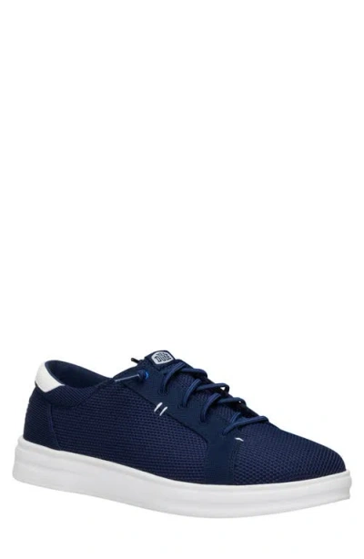 Hey Dude Paul Pro Low Top Slip-on Sneaker In Blue