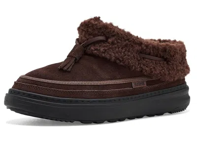Hey Dude Remi Toastee Lo Tassel Women's Sandals Shaved Chocolate: 7 M, Suede