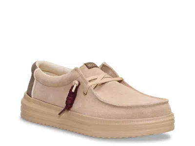 Hey Dude Rev Suede Slipon In Neutral