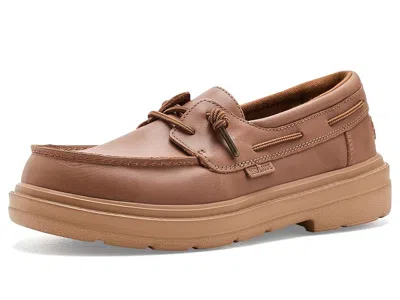 Hey Dude Sienna Boat Leather Women's Sandals Cognac: 7 M In Brown