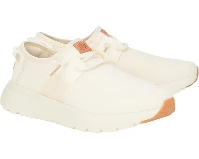 Hey Dude Sirocco 42616-13r Women's 11 Cream Canvas Slip-on Casual Shoes Khd1422