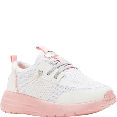 Hey Dude Kids' Sirocco Play 43708-102 White Pink Pearl Ombre Shoes Rhs8058 In Pattern