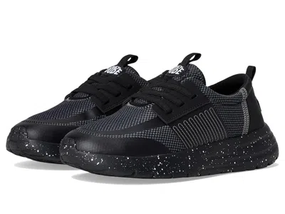 Hey Dude Sirocco Play Varsity (little Kid/big Kid) Boys Shoes Black/black : 5 Big Kid M