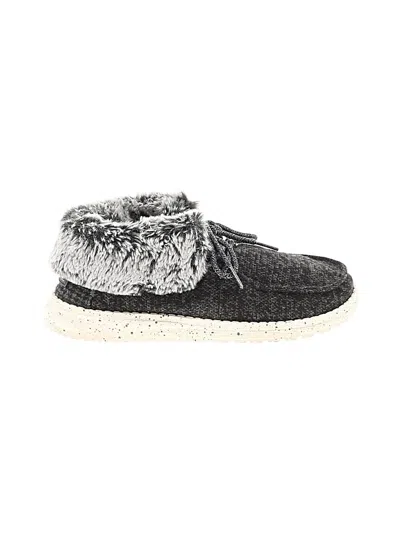 Pre-owned Hey Dude Sneakers In Black