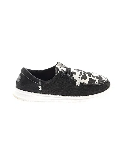 Pre-owned Hey Dude Sneakers In Black