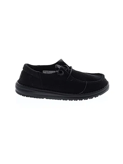 Pre-owned Hey Dude Sneakers In Black