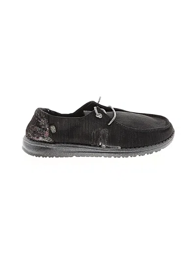 Pre-owned Hey Dude Sneakers In Black