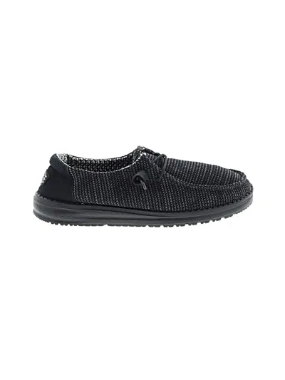Pre-owned Hey Dude Sneakers In Black