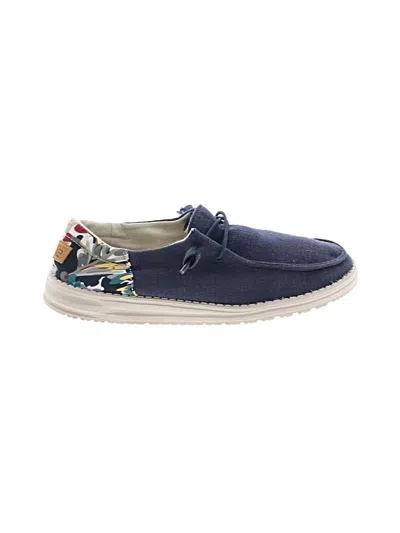 Pre-owned Hey Dude Sneakers In Blue