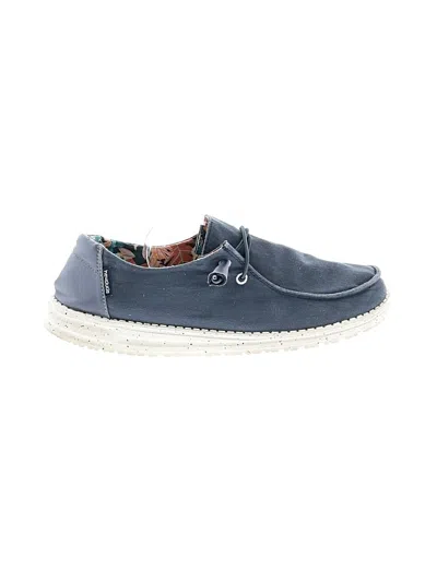 Pre-owned Hey Dude Sneakers In Blue