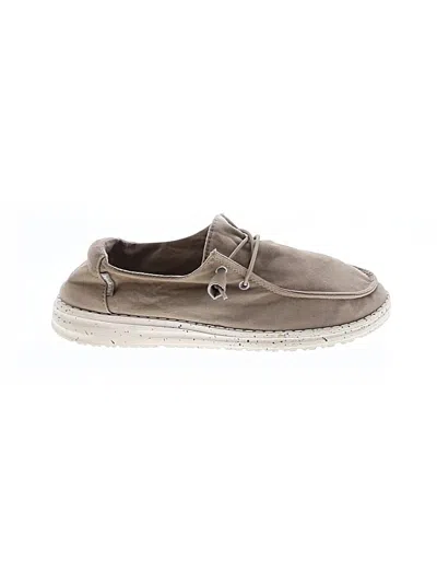 Pre-owned Hey Dude Sneakers In Brown