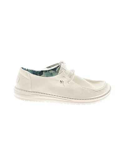 Pre-owned Hey Dude Sneakers In Ivory