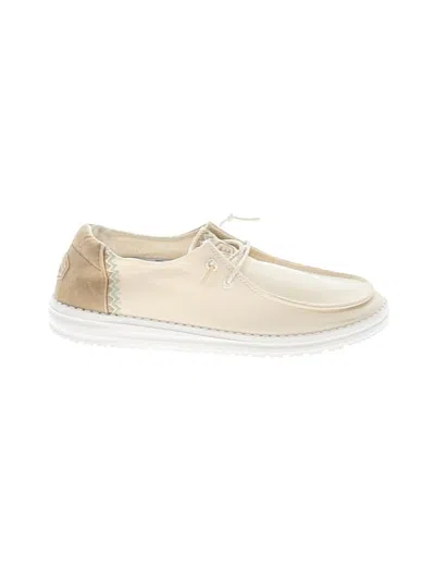 Pre-owned Hey Dude Sneakers In Ivory