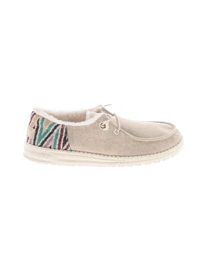 Pre-owned Hey Dude Sneakers In Ivory
